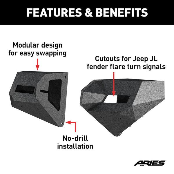 Aries TrailChaser Bumper End (MPN: 2081208)
