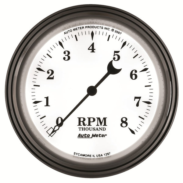 AutoMeter Old Tyme White II Tachometer (MPN: 1297)