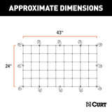 Curt Exterior Cargo Net (MPN: 18202)