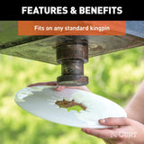 Fifth Wheel Trailer Hitch Lube Plate (MPN: 16721025)