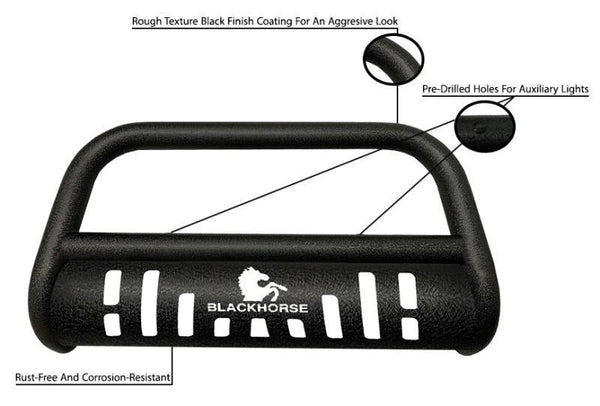 Black Horse Off Road Bull Bar (MPN: CBT-D109SP)