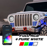 XKmax 7 Inch RGBW LED Headlight Kit (MPN: MX-7IN-JP-KIT)