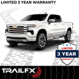 TrailFX Nerf Bar 4 Inch Oval Tube Side Steps (MPN: A1547B)