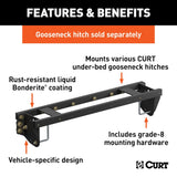 Gooseneck Trailer Hitch Support Bracket (MPN: 60701)