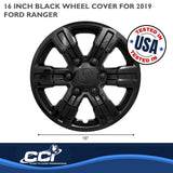 Coast To Coast Wheel Cover (MPN: IWC54016BLK)