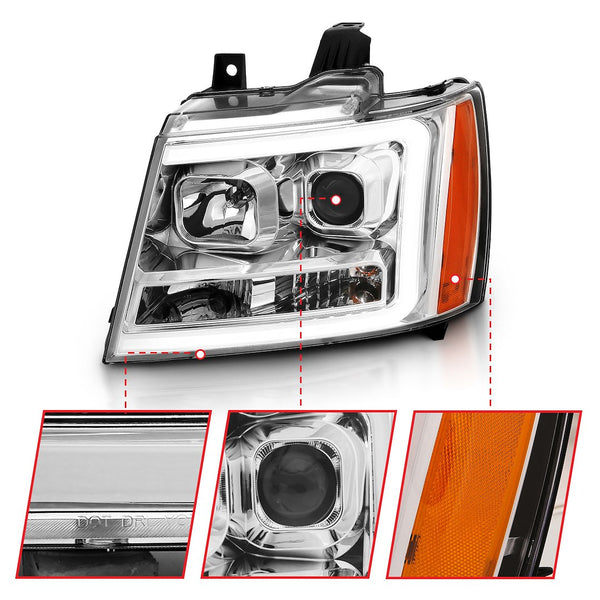 AnzoUSA Headlight Assembly With Projector Beam (MPN: 111403)