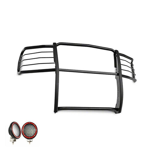 Black Horse Grille Guard Kit (MPN: 17GT27MA-PLFR)
