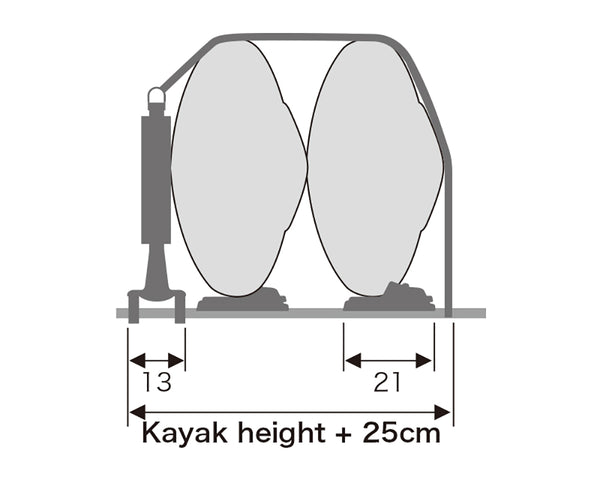 INNO Kayak Carrier Post Style (MPN: INA455)