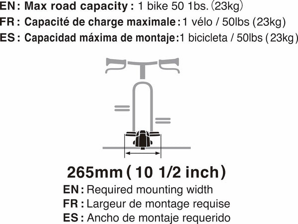 INNO Roof Rack Cross Bar Mount (MPN: INA394)