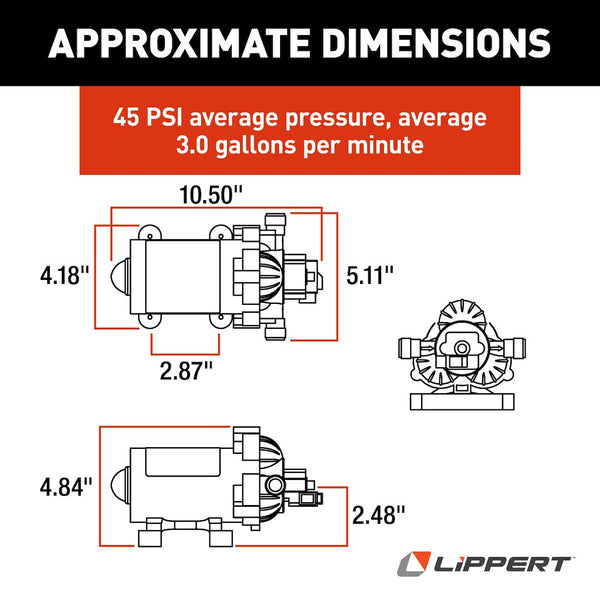 Lippert Components Flow Max Fluid Pump (MPN: 689054)
