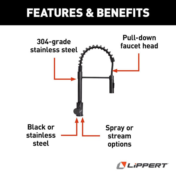 Lippert Components Faucet (MPN: 2021090598)