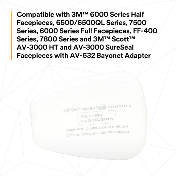 3M Respirator Filter (MPN: 46464)