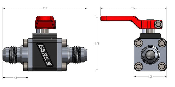 Earl's UltraPro Shut Off Valve (MPN: 230506ERL)