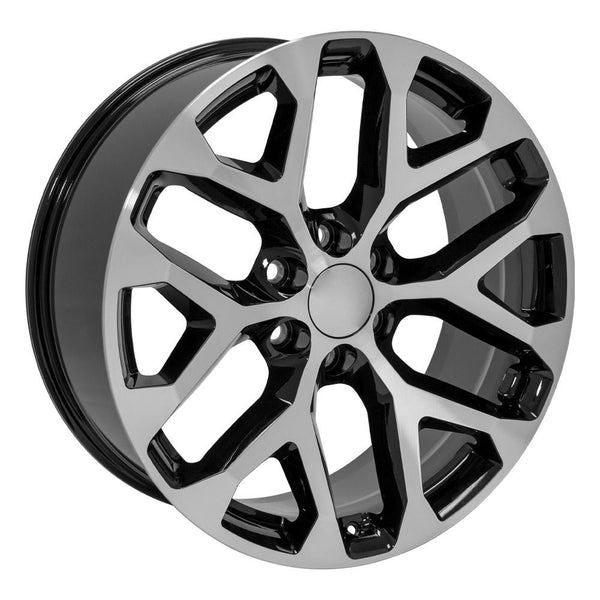 OE Wheels CV98B 22 Inch Aluminum Wheel (MPN: CV98B-22090-6550-24MB)