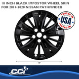 Coast To Coast Impostor Wheel Skin 18 Inch (MPN: IWCIMP488BLK)
