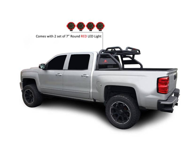 Black Horse Off Road Truck Bed Bar (MPN: RB-BA1B-PLR)