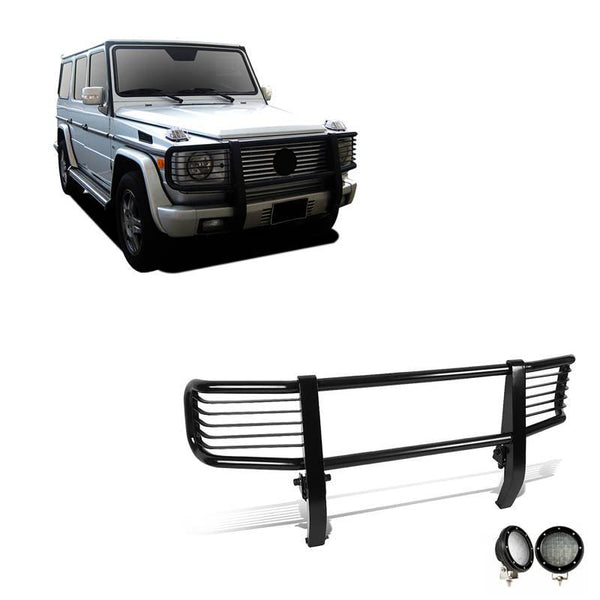 Black Horse Grille Guard Kit (MPN: PGBZA008A-PLFB)