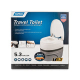 Portable Toilet with 4 Gallon Fresh Water Tank (MPN: 41545)