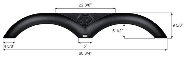 Icon Fender Skirt for Tandem Axle RVs (MPN: 16193)