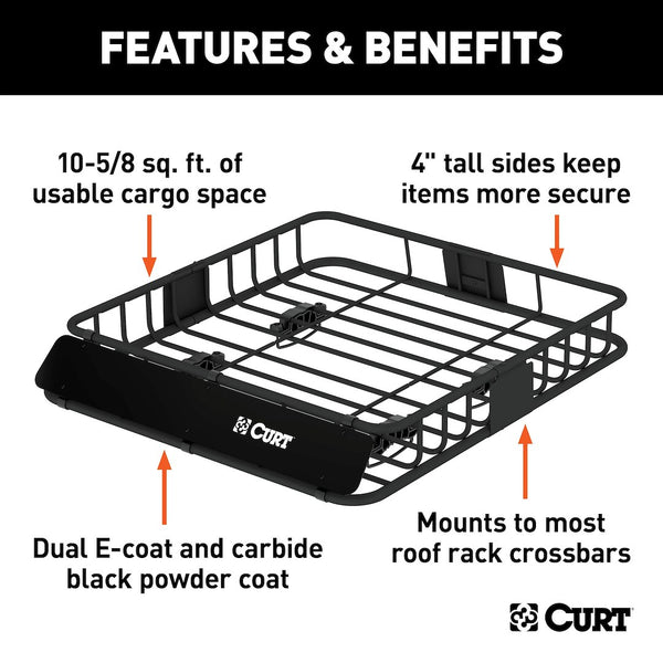 CURT Roof Basket Cargo Carrier (MPN: 18115)