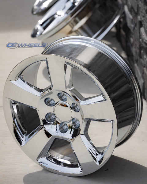 OE Wheels CV76 20 Inch Chrome Plated Wheel (MPN: CV76-20090-6550-27C)
