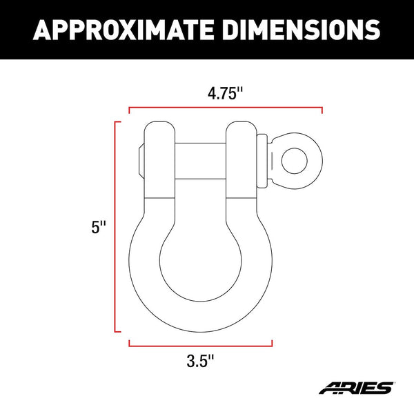 Aries D-Ring Shackles (MPN: 2166071)