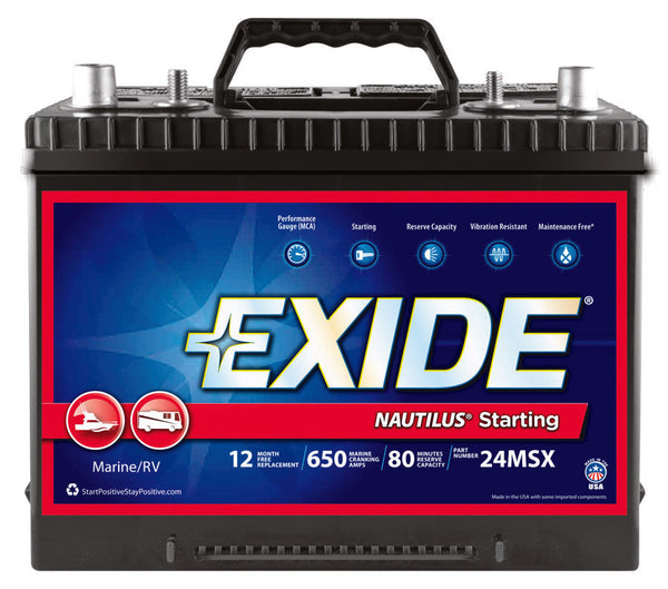 Exide Technologies Marine Battery (MPN: 24MSX)