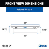 UWS Crossover Low Profile Tool Box (MPN: TBS-66-LP)