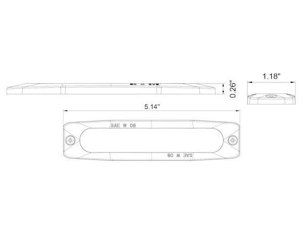 Ultra-Thin LED Strobe Light (MPN: 8892202)