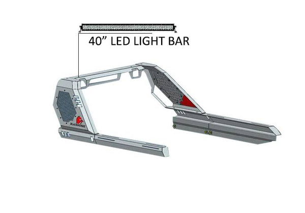 Black Horse Off Road Vigor Truck Bed Bar (MPN: VIRB02B-KIT)