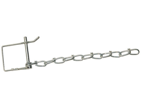 Trailer hitch pin clip with chain (MPN: P11C)