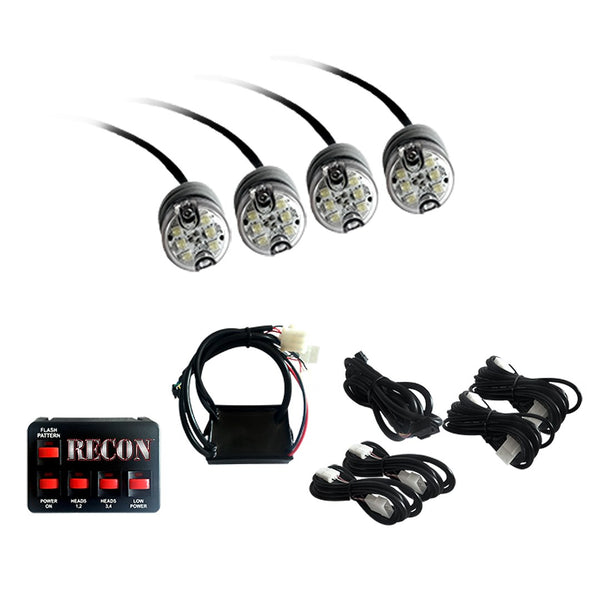 Recon Accessories LED Strobe Light Kit (MPN: 26419WH)