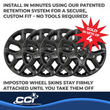 Coast To Coast Impostor Wheel Skin (MPN: IWCIMP386BLK)
