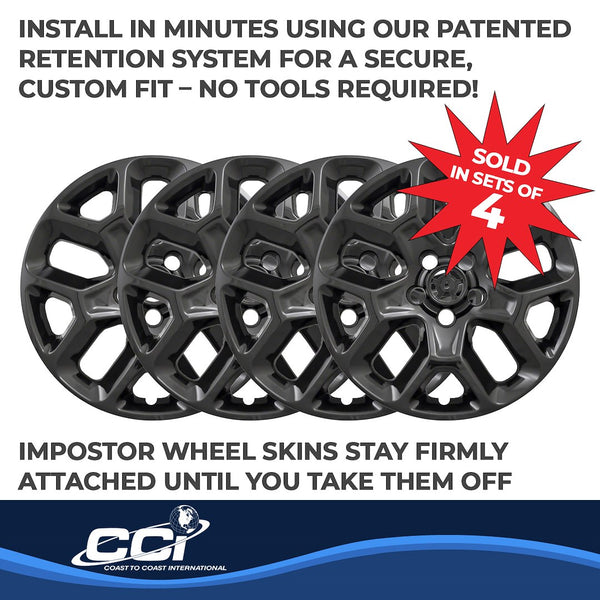 Coast To Coast Impostor Wheel Skin (MPN: IWCIMP386BLK)