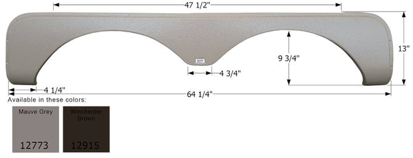 Icon Fender Skirt for Tandem Axle (MPN: 12915)