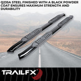 TrailFX 5 Inch Oval Bent Side Bars (MPN: A7081B)