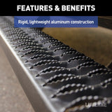 Luverne SlimGrip 88 Inch Black Aluminum Running Board (MPN: 416088-4055124)