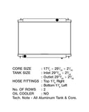 CSF Aluminum Radiator (MPN: 7041)