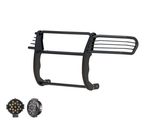 Black Horse Grille Guard Kit (MPN: 17NE23MA-PLB)