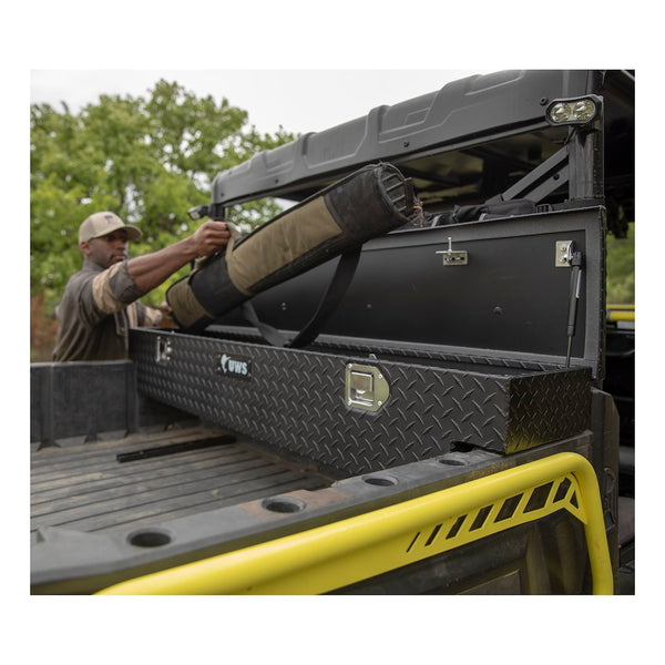 UWS 59-Inch Matte Black Heavy-Wall Aluminum UTV Tool Box (MPN: EC10893-PR)