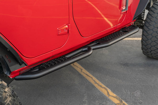 DV8 Offroad Round Tube Side Steps (MPN: SRJK-08)