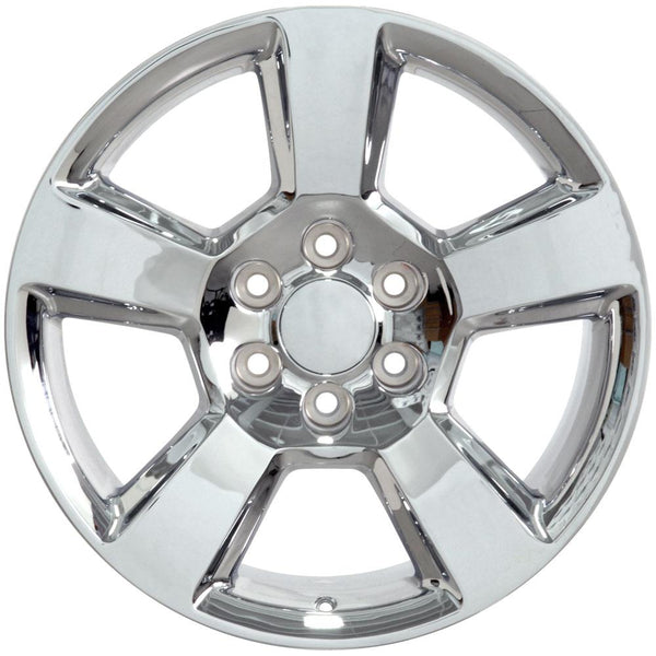 OE Wheels CV76 20 Inch Chrome Plated Wheel (MPN: CV76-20090-6550-27C)