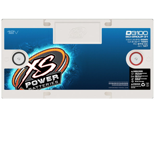 XS Power Batteries D Series AGM Battery (MPN: D3100)