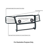 Black Horse Grille Guard Kit (MPN: 17A155900MA-PLFB)