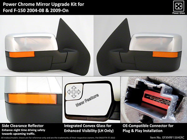 ProEFX Tow Mirrors (MPN: EFXMRF1504ERC)