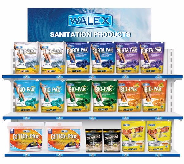 Walex Holding Tank Treatment Display (MPN: POGSM3)