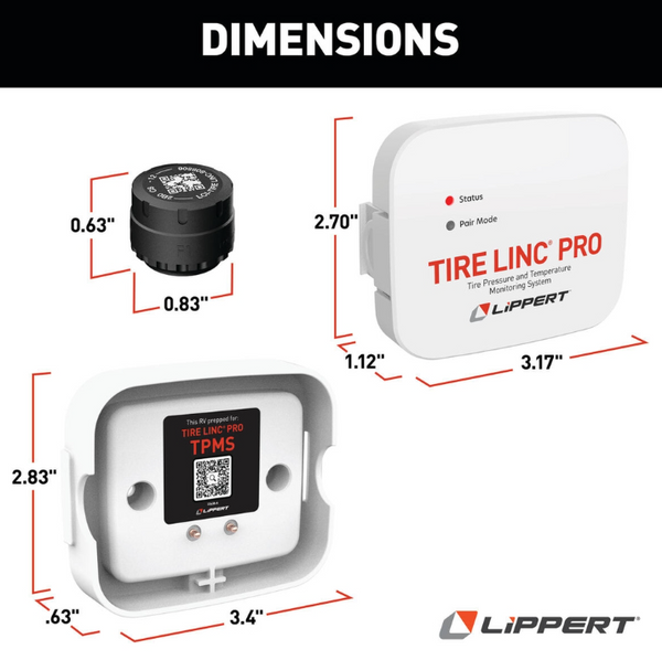 Lippert Tire Linc Pro Tire Pressure Monitoring System (MPN: 2024115891)