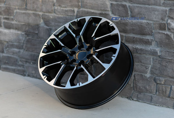 OE Wheels CV67 22 Inch Aluminum Wheel (MPN: CV67-22090-6550-28MB)