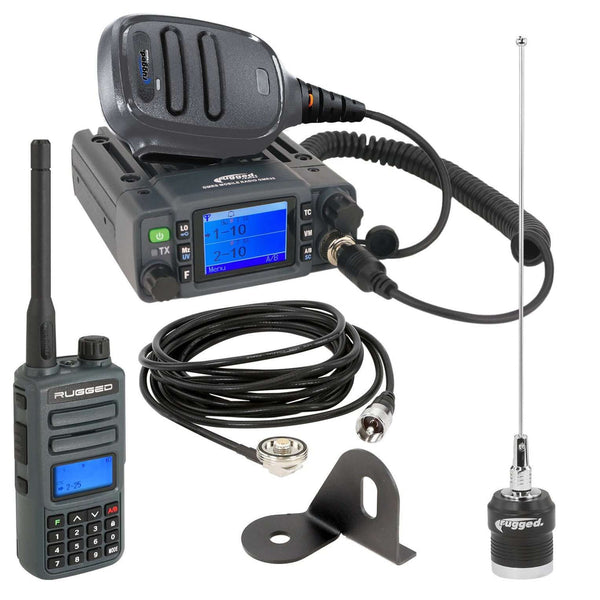Rugged Radios GMRS Handheld Radio Kit (MPN: JEEP-KIT-GMR25)