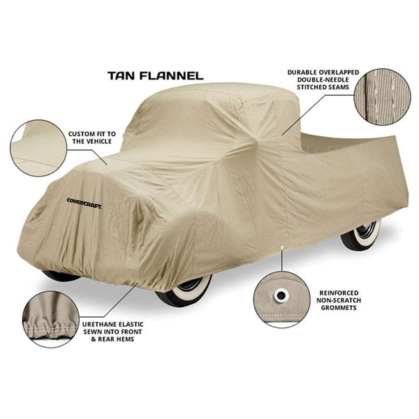Covercraft Custom Fit Flannel Car Cover (MPN: C18489TF)